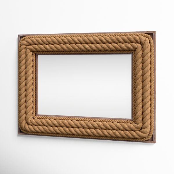 Blythe Rope Rectangle Wall Mirror & Reviews | Birch Lane